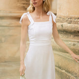 Linen wedding dress Perla