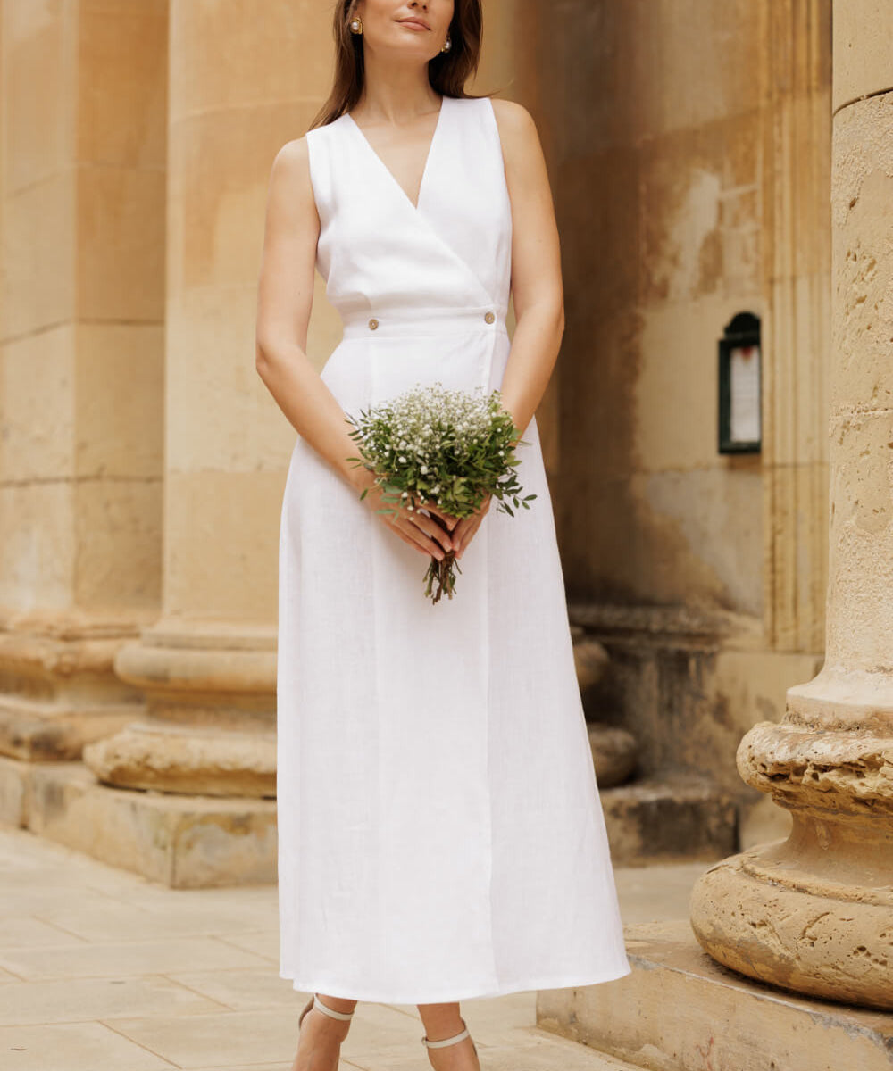 Linen wedding dress Riviera