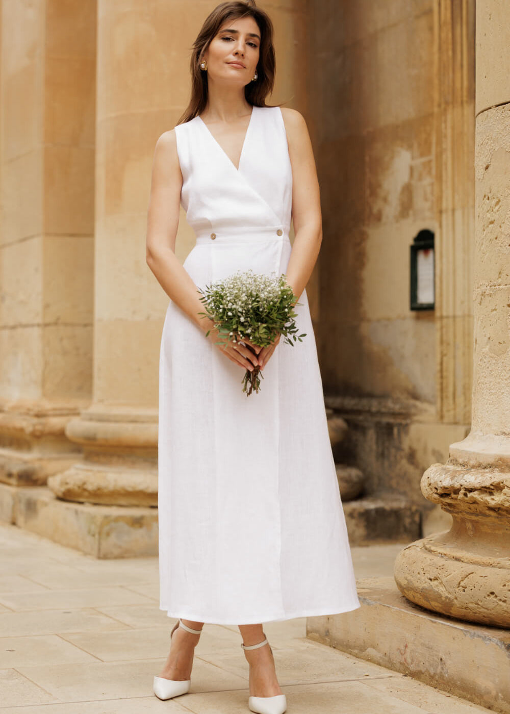 Linen wedding dress Riviera