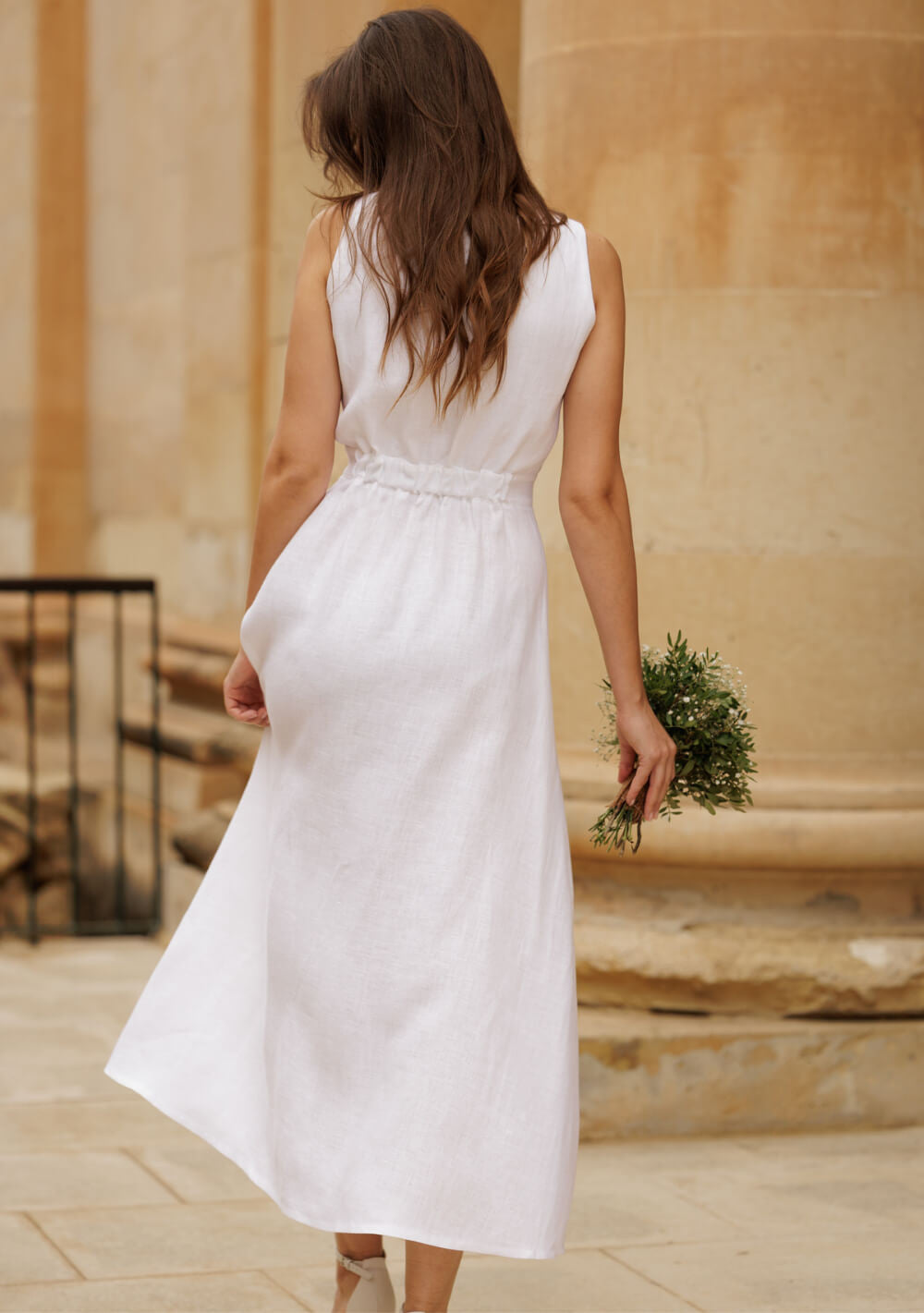 Linen wedding dress Riviera