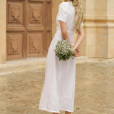 Linen wedding dress Shally