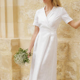 Linen wedding dress Shally