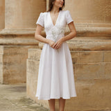 Linen wedding dress Sicily
