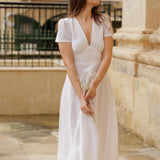Linen wedding dress Sicily