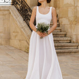 Linen wedding dress Wendy