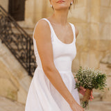 Linen wedding dress Wendy