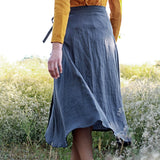 Linen wrap skirt Frida