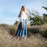 Linen wrap skirt Sabrina