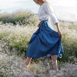 Linen wrap skirt Sabrina