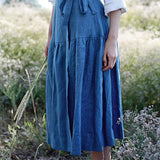 Linen wrap skirt Sabrina