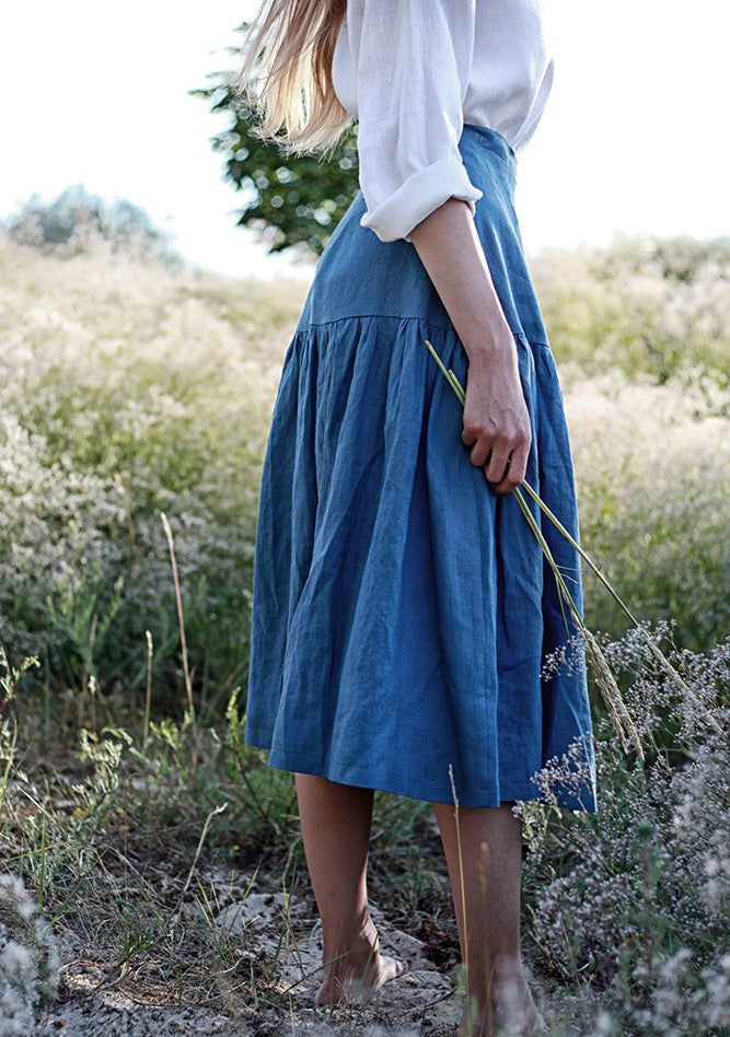 Linen wrap skirt Sabrina