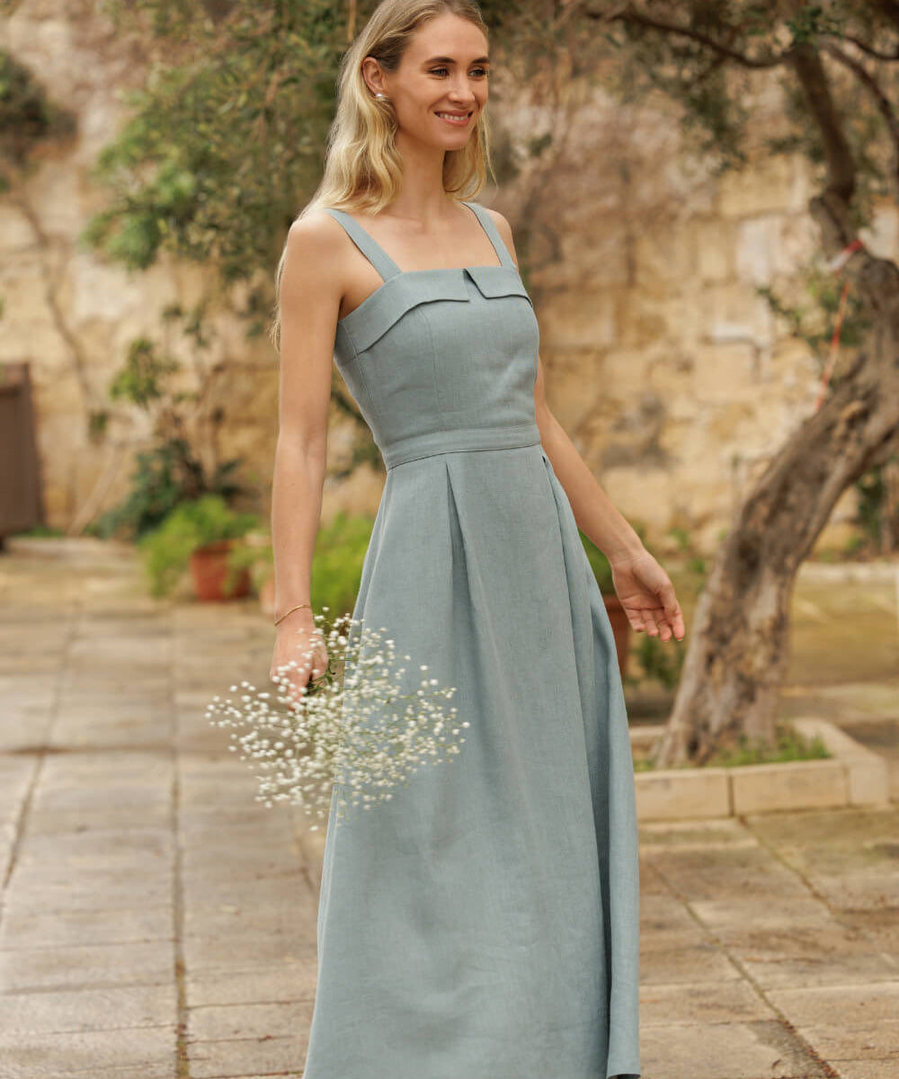 Long strap dress Jill