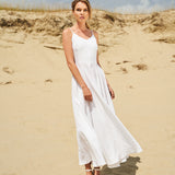 Maxi linen circle dress Odessa