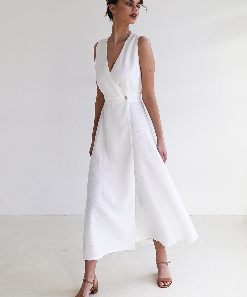 Maxi linen dress Riviera