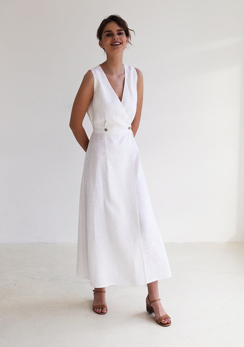 Maxi linen dress Riviera