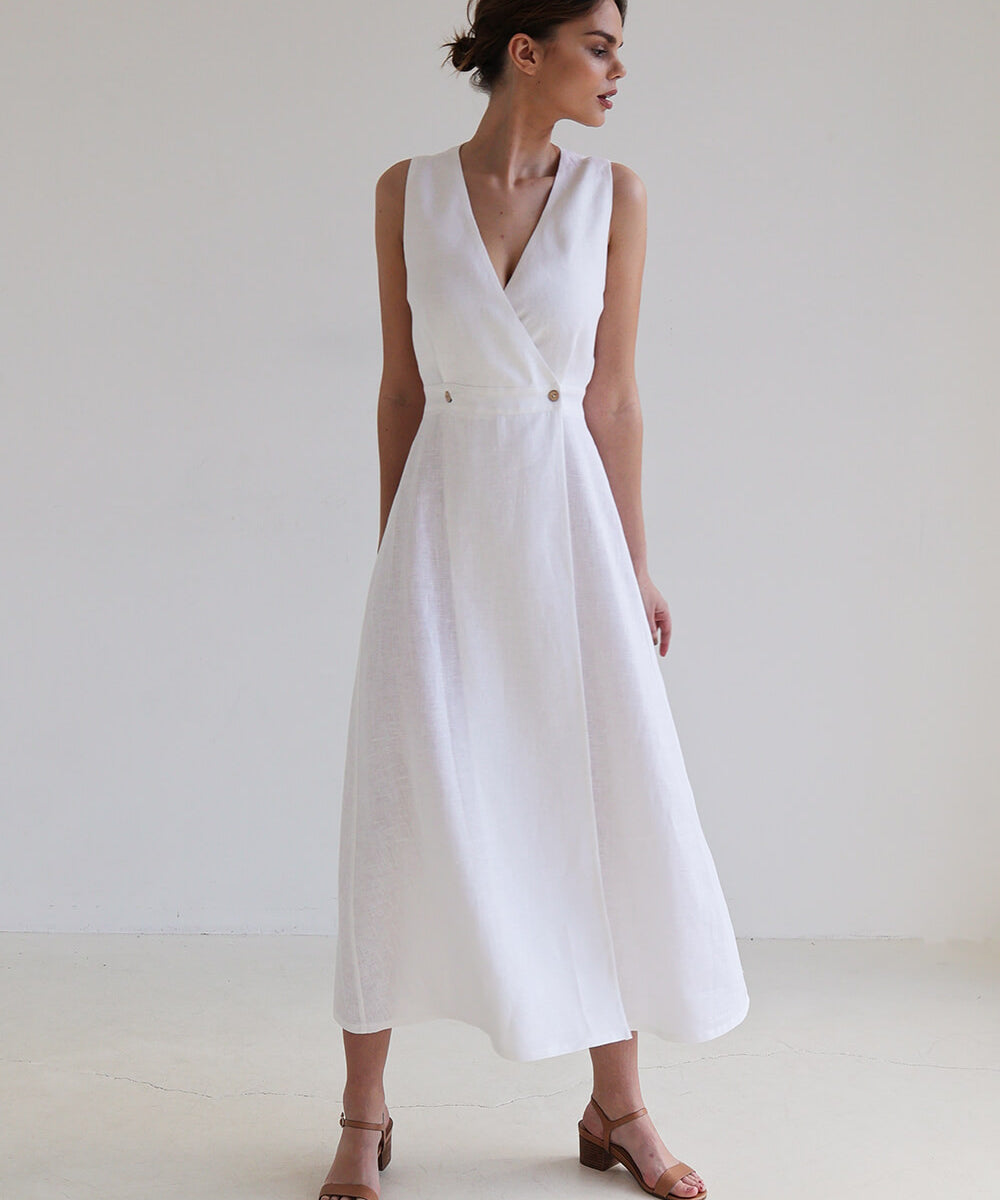 Maxi linen dress Riviera