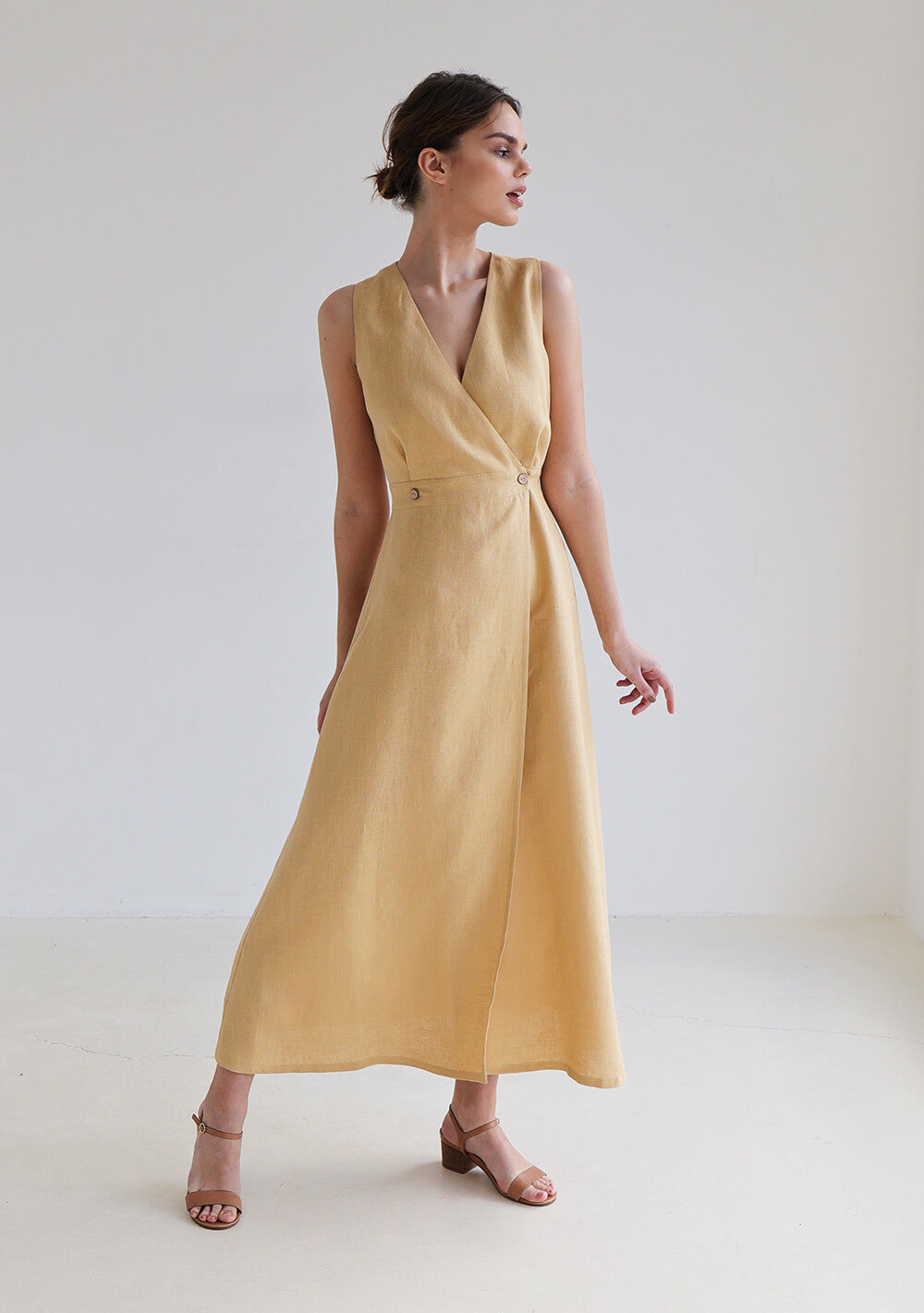 Maxi linen dress Riviera