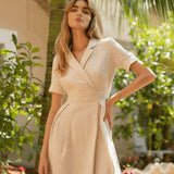 Maxi linen dress Shally