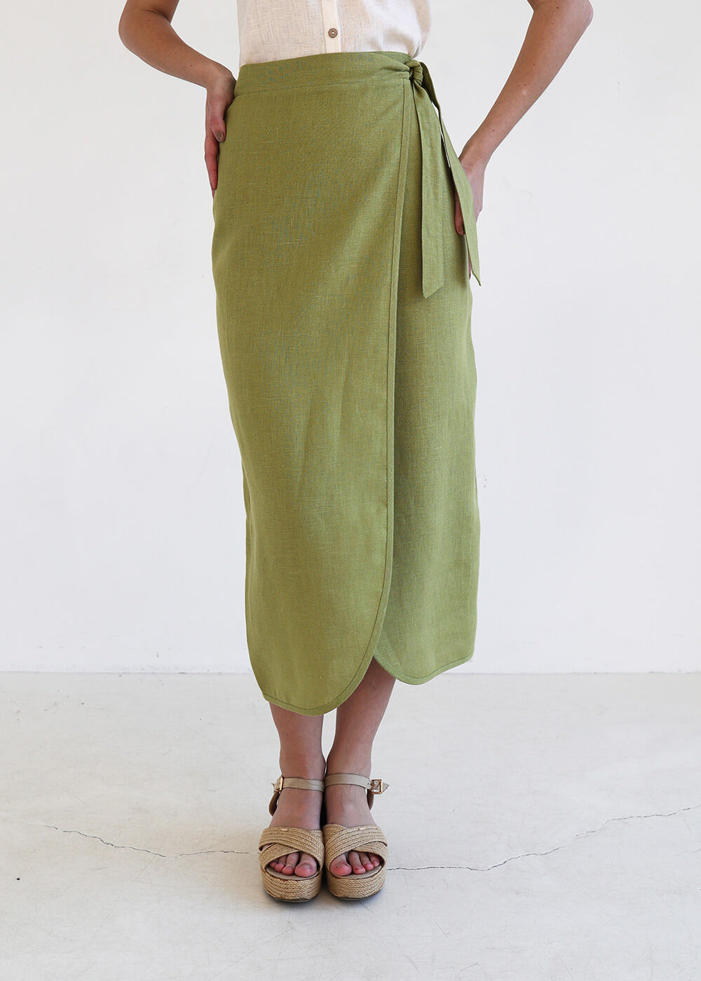 Maxi linen skirt Fiona