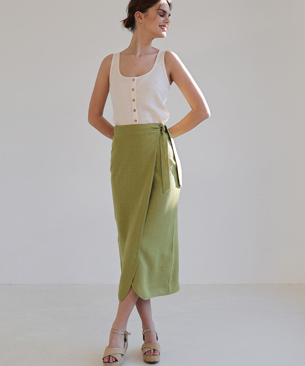 Maxi linen skirt Fiona