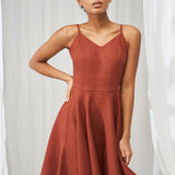 Midi linen circle dress Odessa