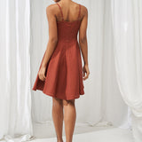 Midi linen circle dress Odessa
