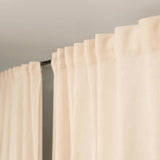 Multifunctional heading linen curtains