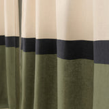 Multifunctional heading linen curtains