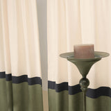 Multifunctional heading linen curtains