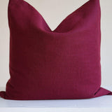 Natural linen pillow cover