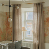 Natural undyed linen curtain panel – photo 3
