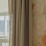 Natural undyed linen curtain panel – photo 6