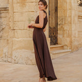 One shoulder linen dress Rachel