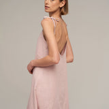 Open back linen maxi dress Winona