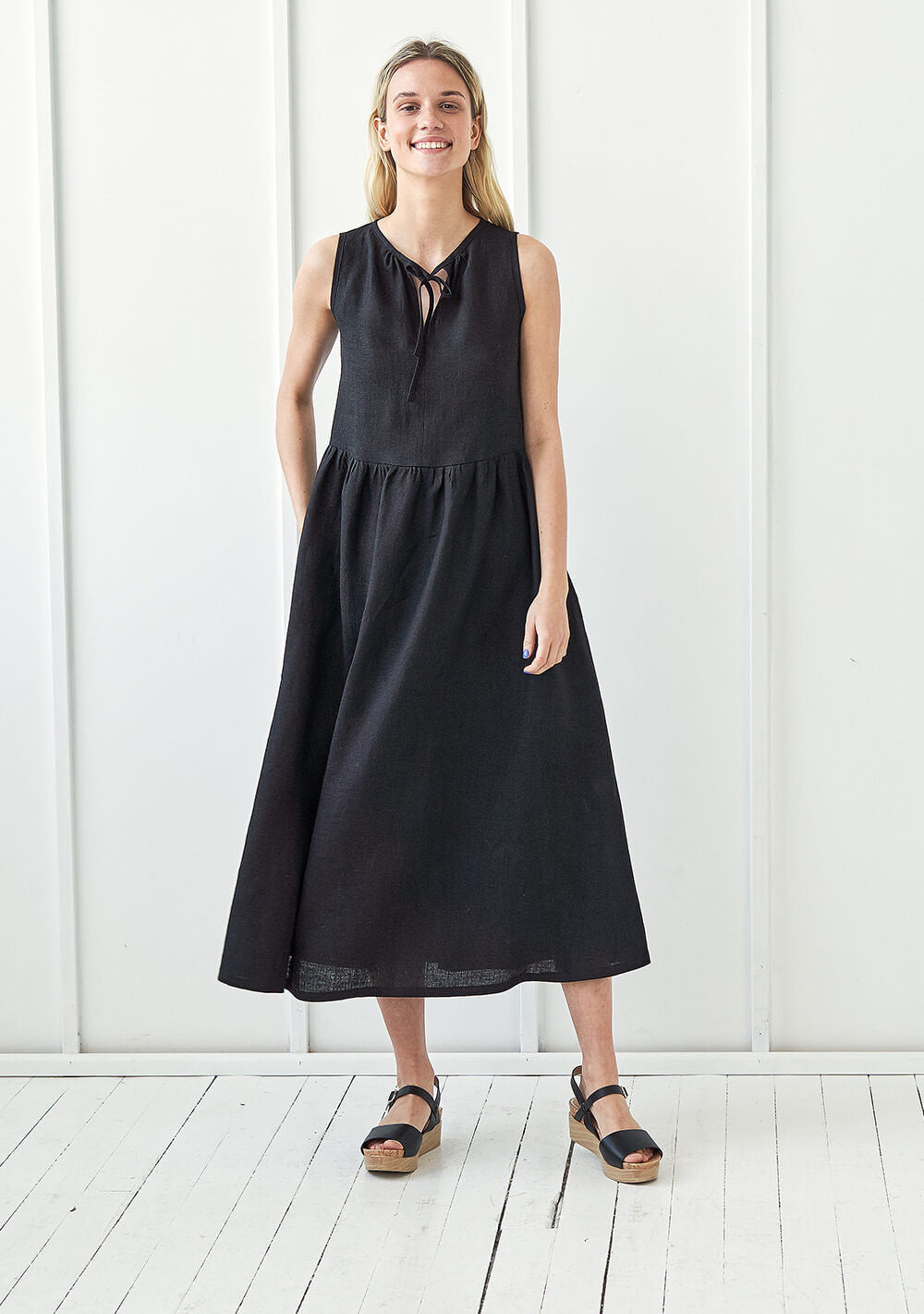Oversize linen dress Aylin