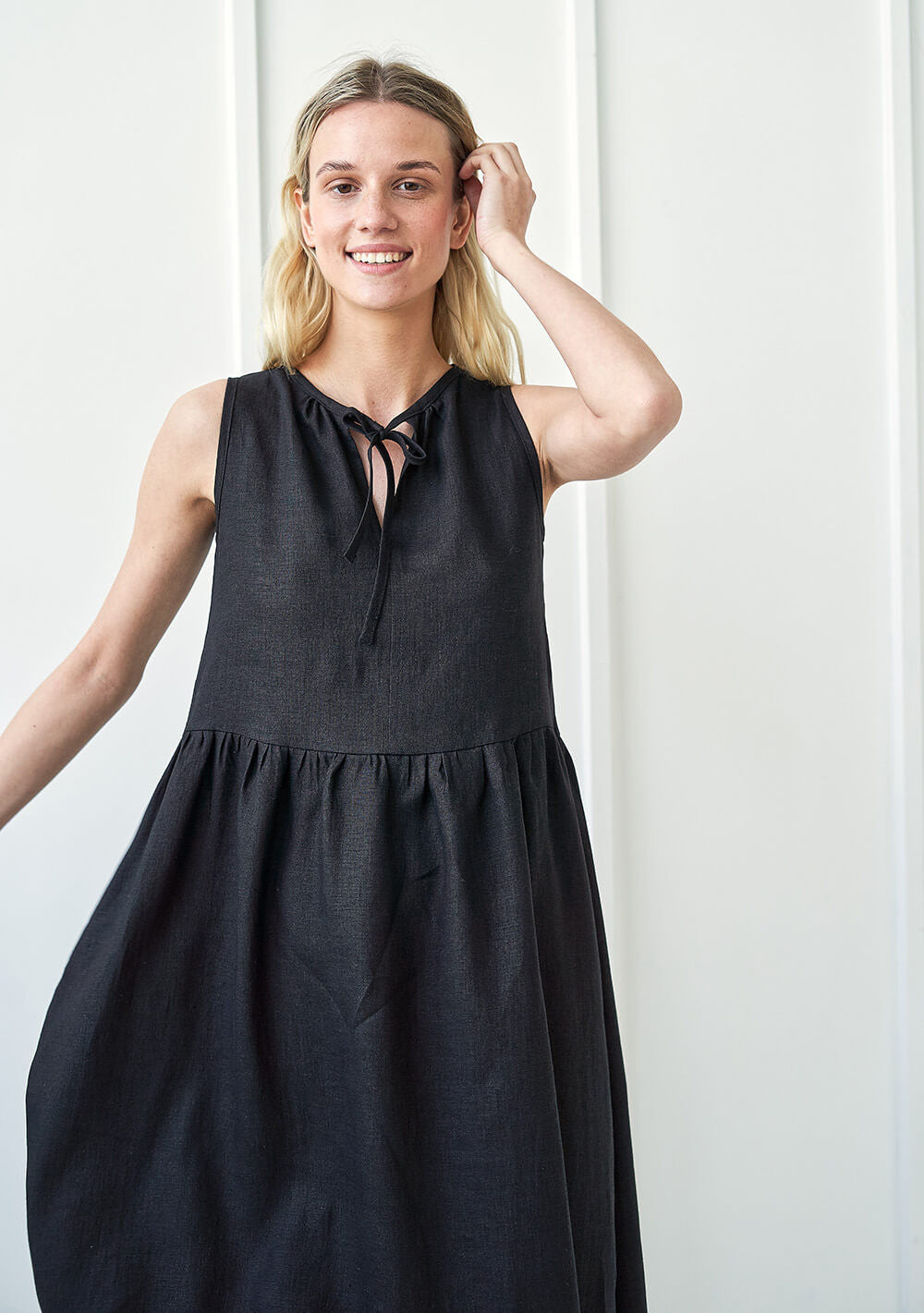 Oversize linen dress Aylin
