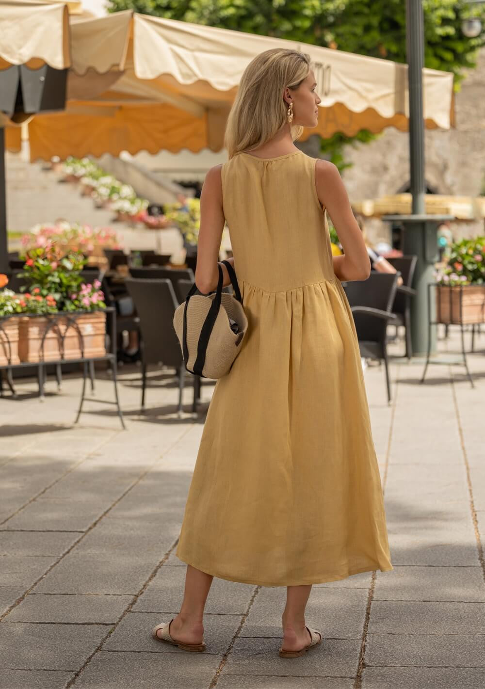 Oversize linen dress Aylin