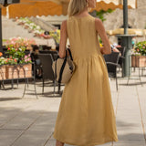Oversize linen dress Aylin