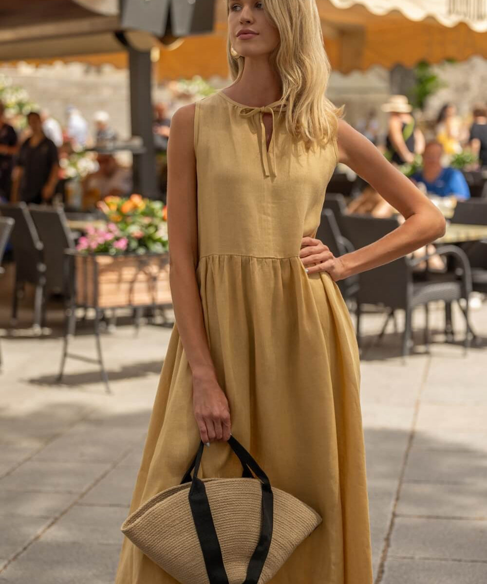 Oversize linen dress Aylin