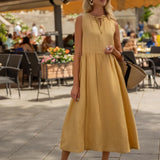 Oversize linen dress Aylin