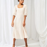 Puff sleeve wedding dress Aurora