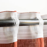 Semi-sheer linen curtains in Light Camel