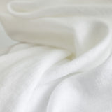 Set of 2 linen curtain panels in Optic White