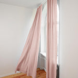Sheer linen curtain panel – photo 1