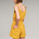 Short linen jumpsuit Keira