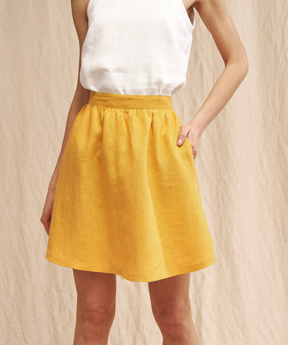 Short linen skirt Shay