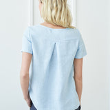 Short sleeve linen shirt Olivia