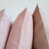Softened linen pillow cover