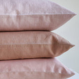 Softened linen pillow cover