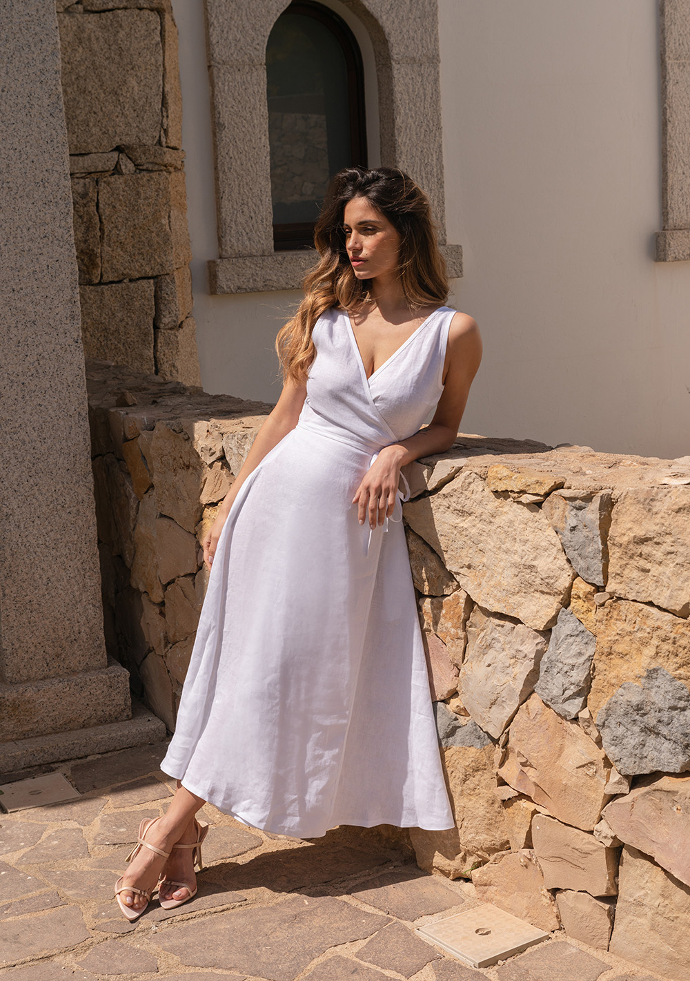 Linen tops and dresses online